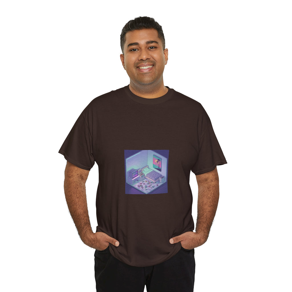 T-Shirt — Retro Vaporwave Computer Room Graphic Tee