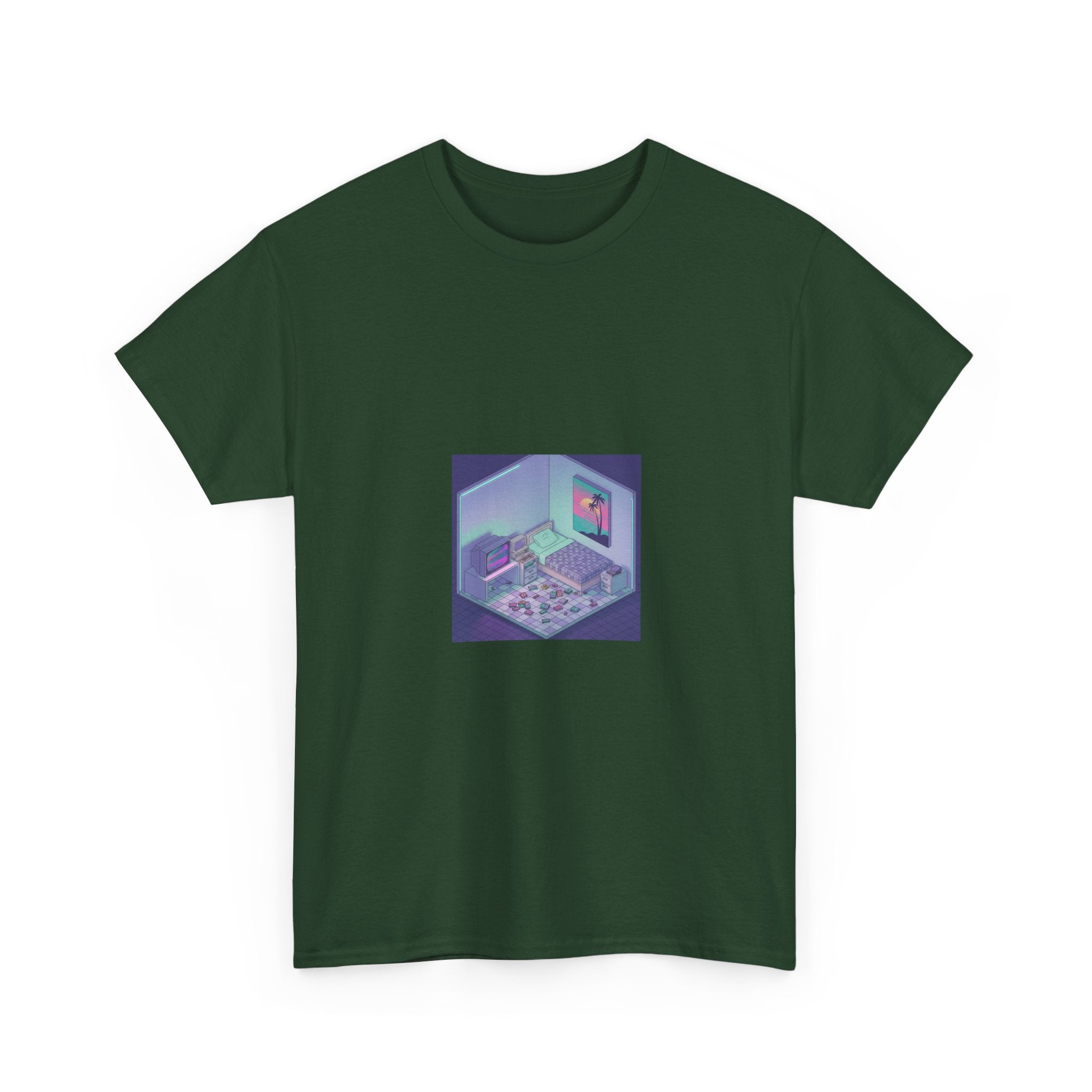 T-Shirt — Retro Vaporwave Computer Room Graphic Tee