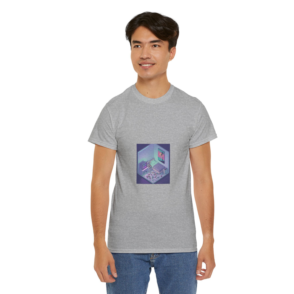 T-Shirt — Retro Vaporwave Computer Room Graphic Tee
