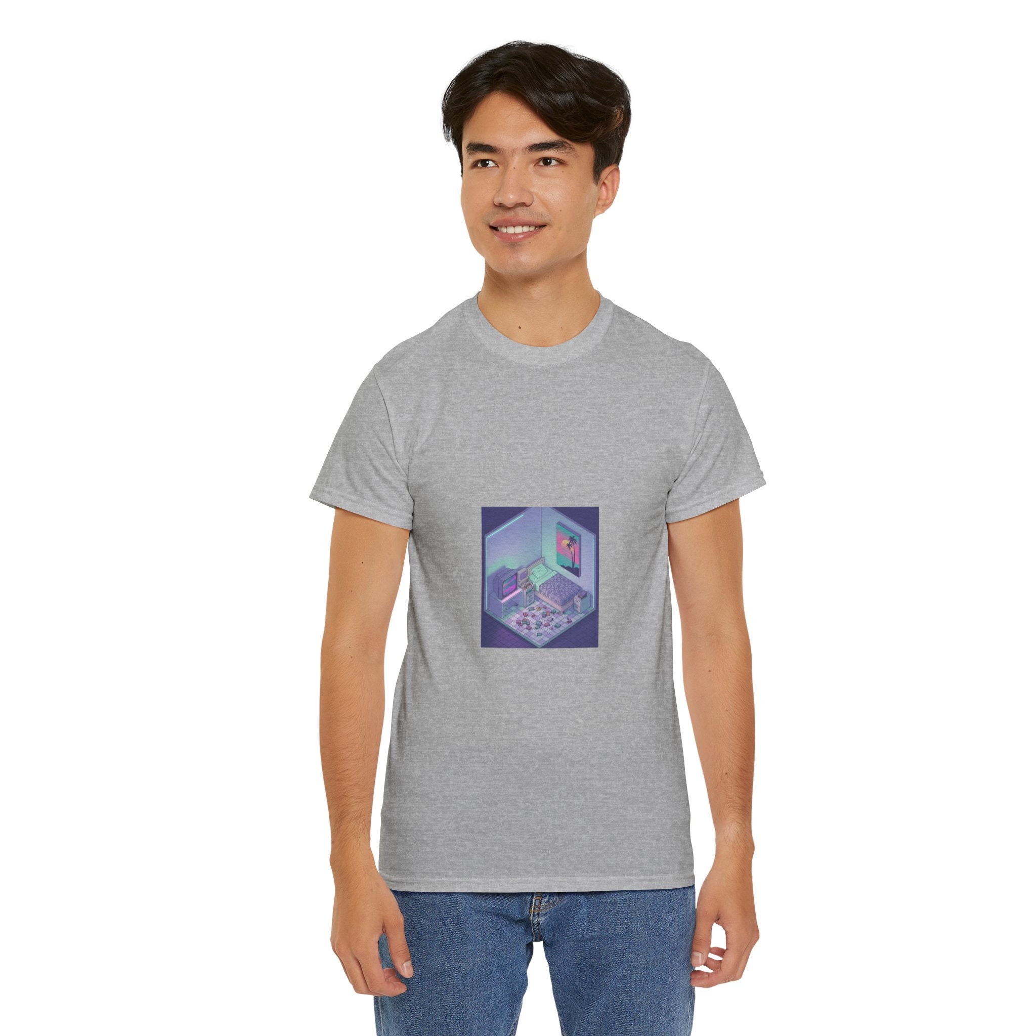 T-Shirt — Retro Vaporwave Computer Room Graphic Tee