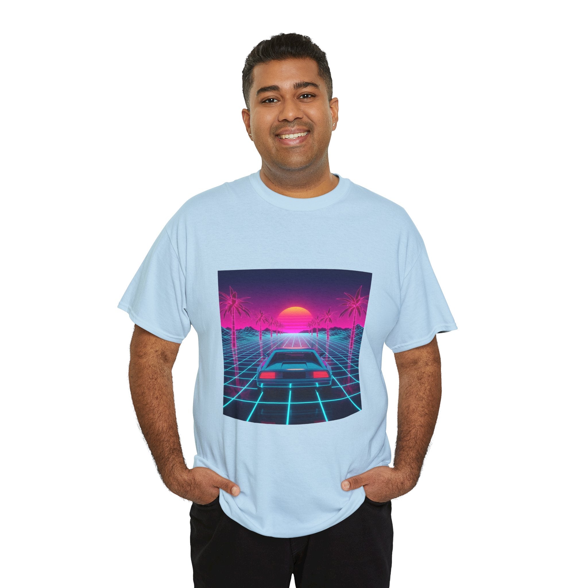Retro Sunset Drive Tee - Vaporwave 80s Synthwave Car T-Shirt