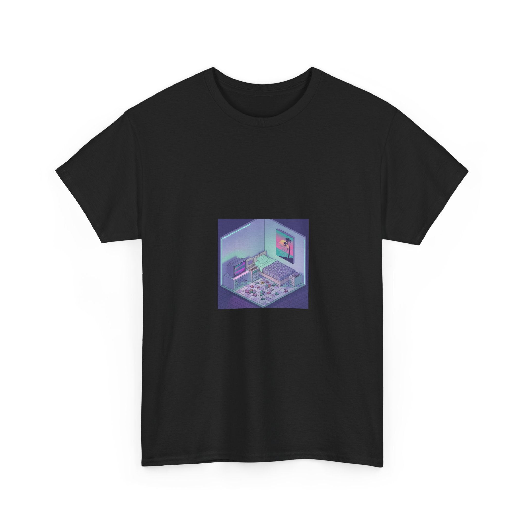 T-Shirt — Retro Vaporwave Computer Room Graphic Tee