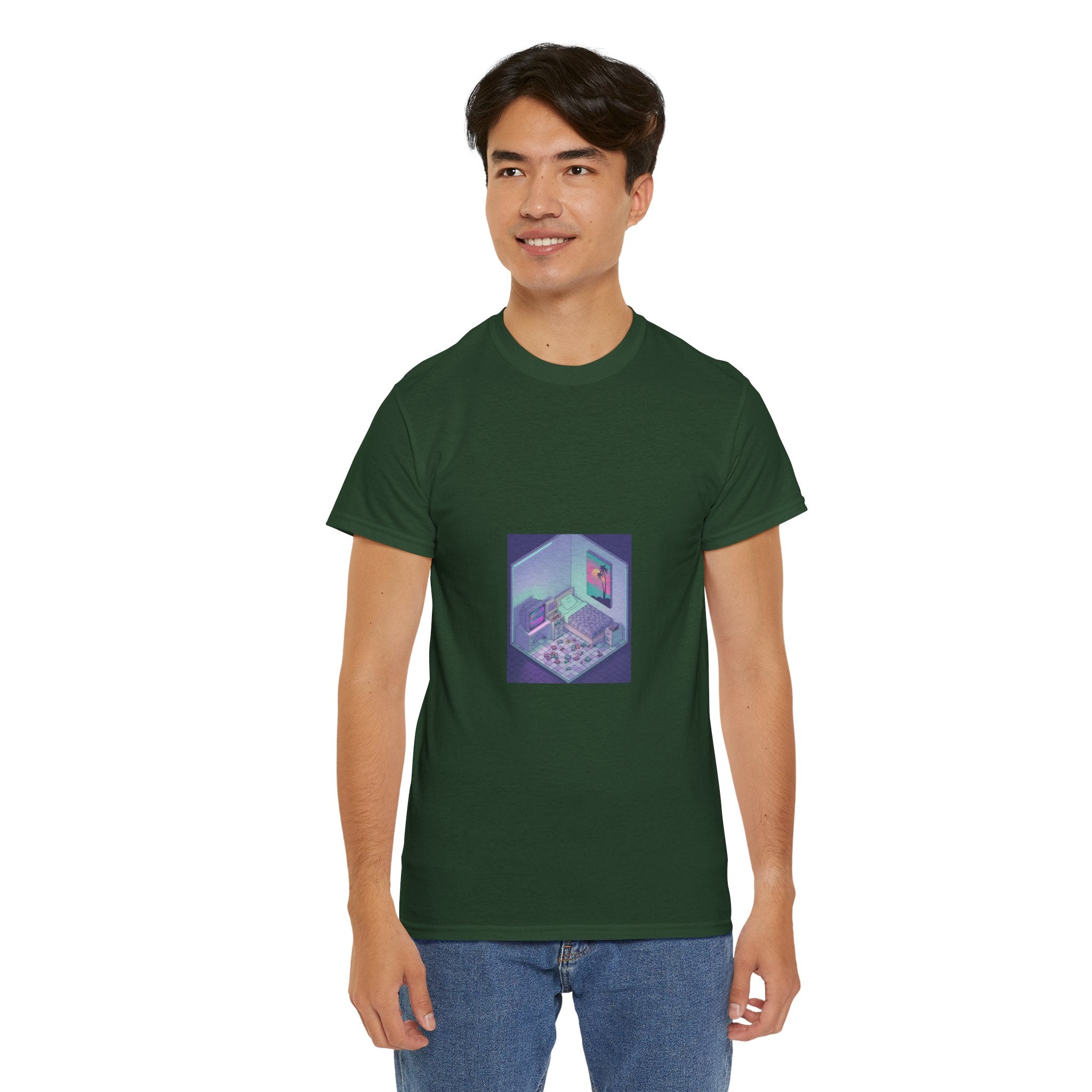 T-Shirt — Retro Vaporwave Computer Room Graphic Tee