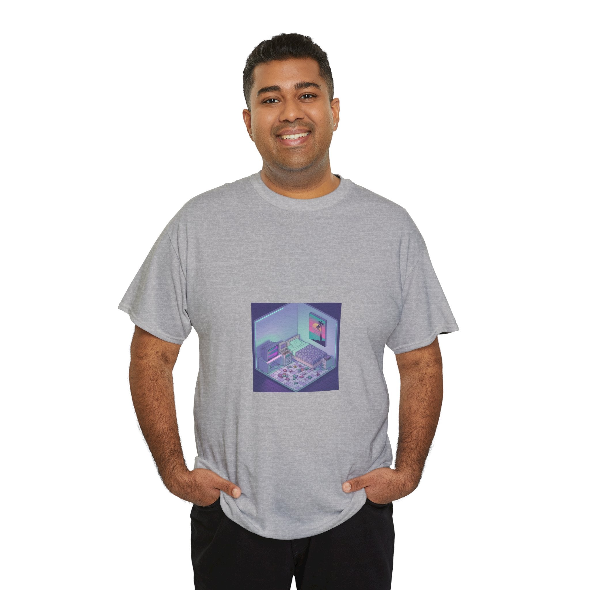 T-Shirt — Retro Vaporwave Computer Room Graphic Tee