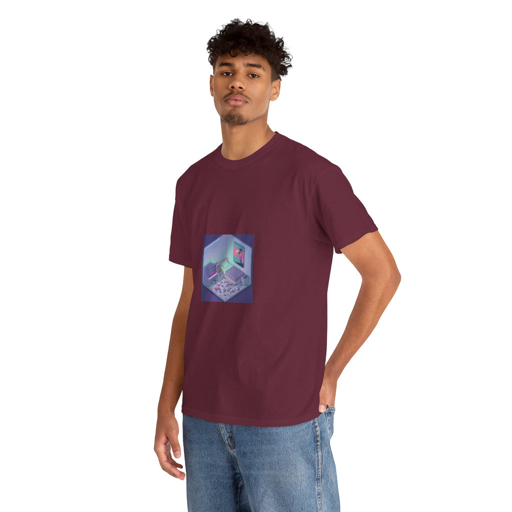 T-Shirt — Retro Vaporwave Computer Room Graphic Tee
