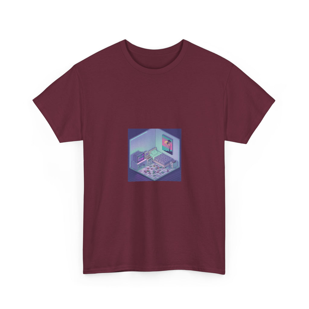 T-Shirt — Retro Vaporwave Computer Room Graphic Tee