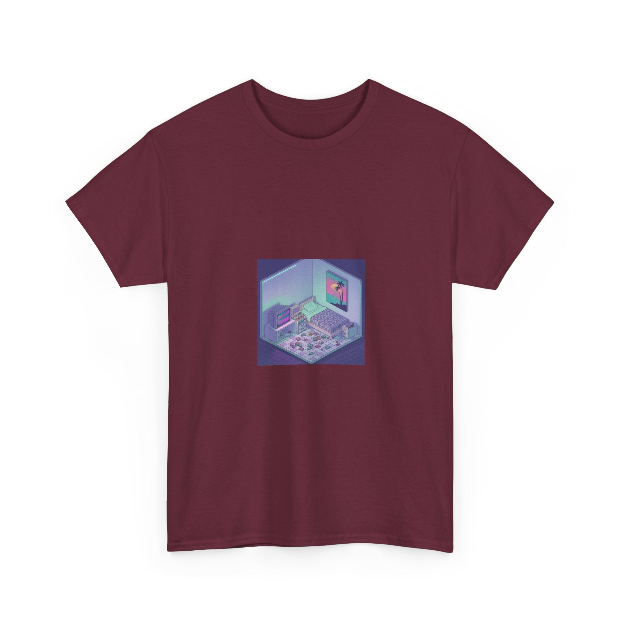T-Shirt — Retro Vaporwave Computer Room Graphic Tee