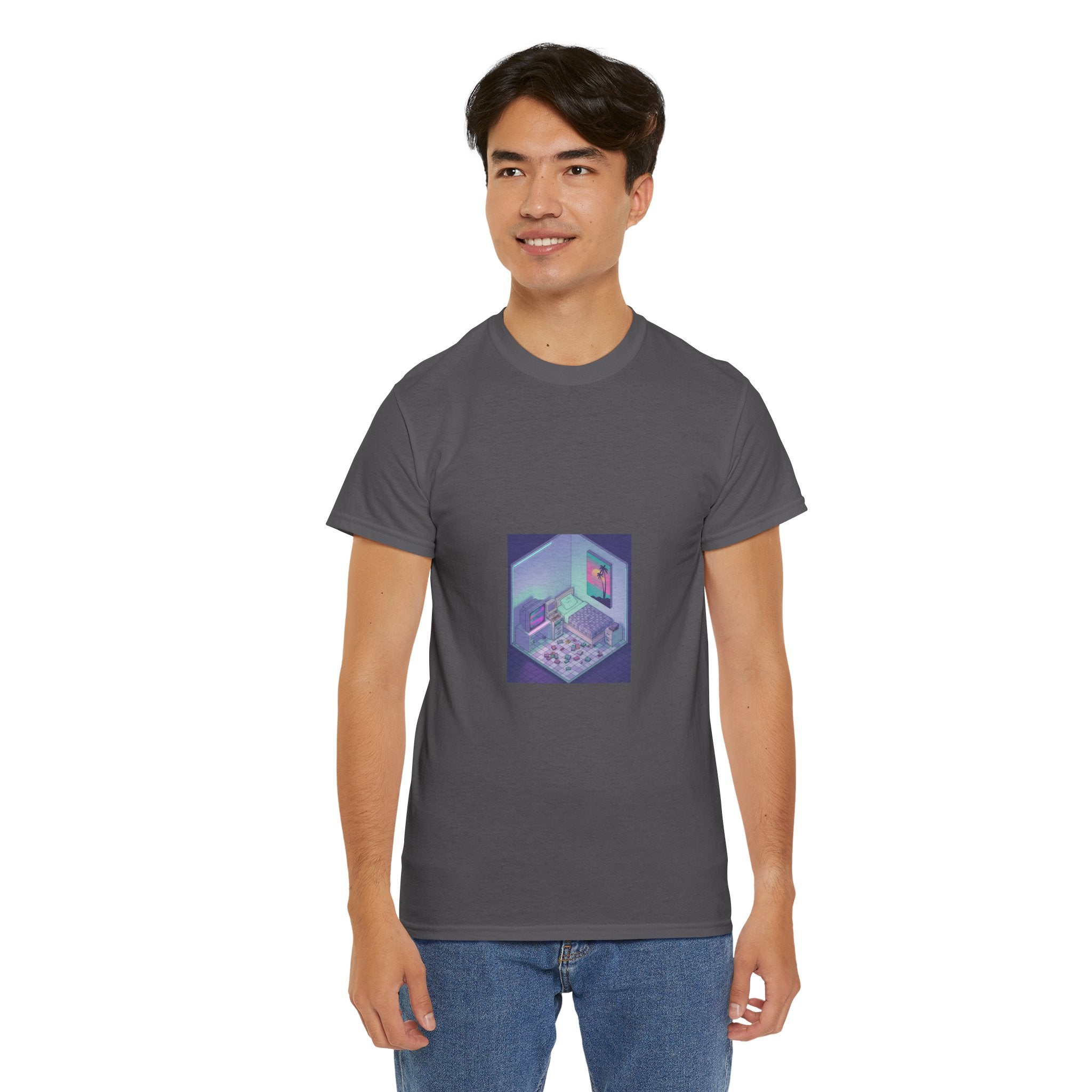 T-Shirt — Retro Vaporwave Computer Room Graphic Tee