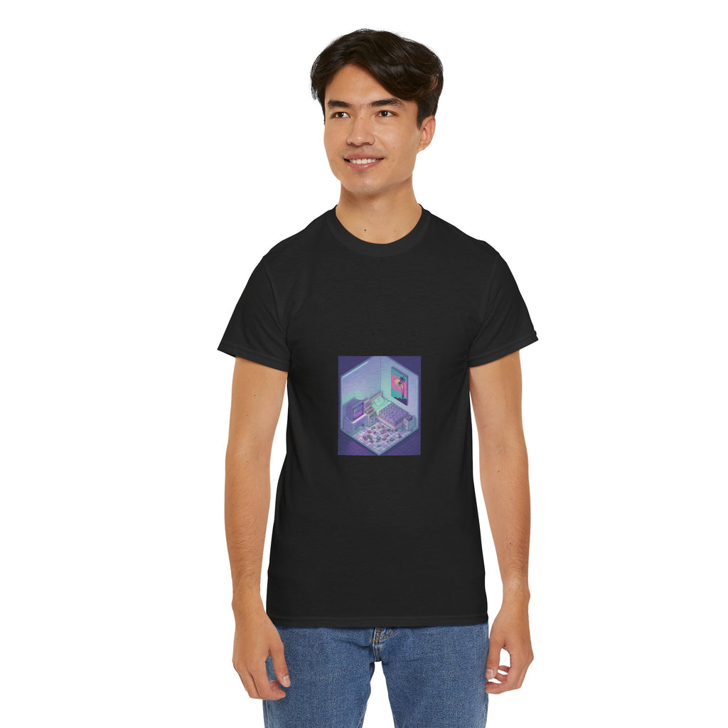 T-Shirt — Retro Vaporwave Computer Room Graphic Tee