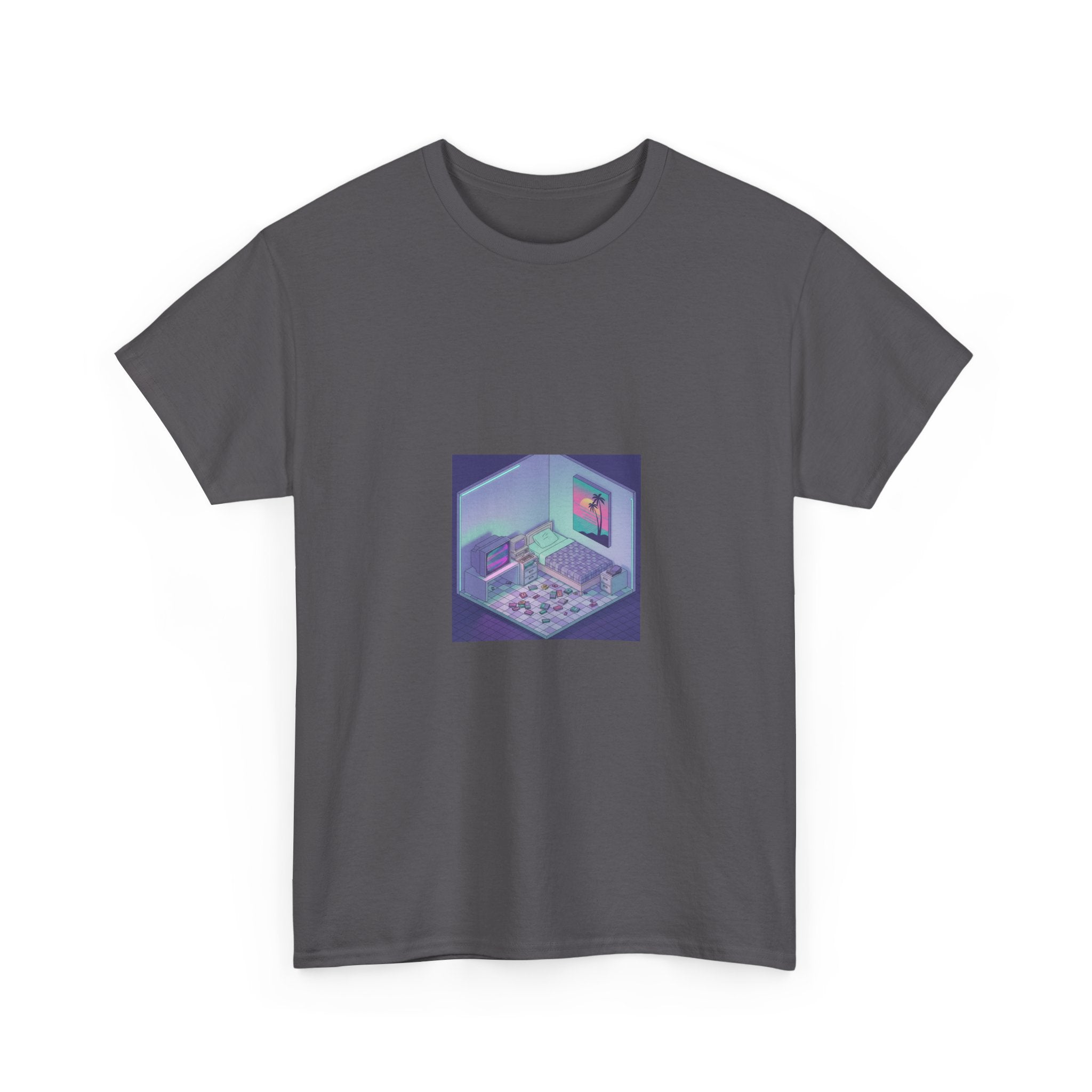 T-Shirt — Retro Vaporwave Computer Room Graphic Tee