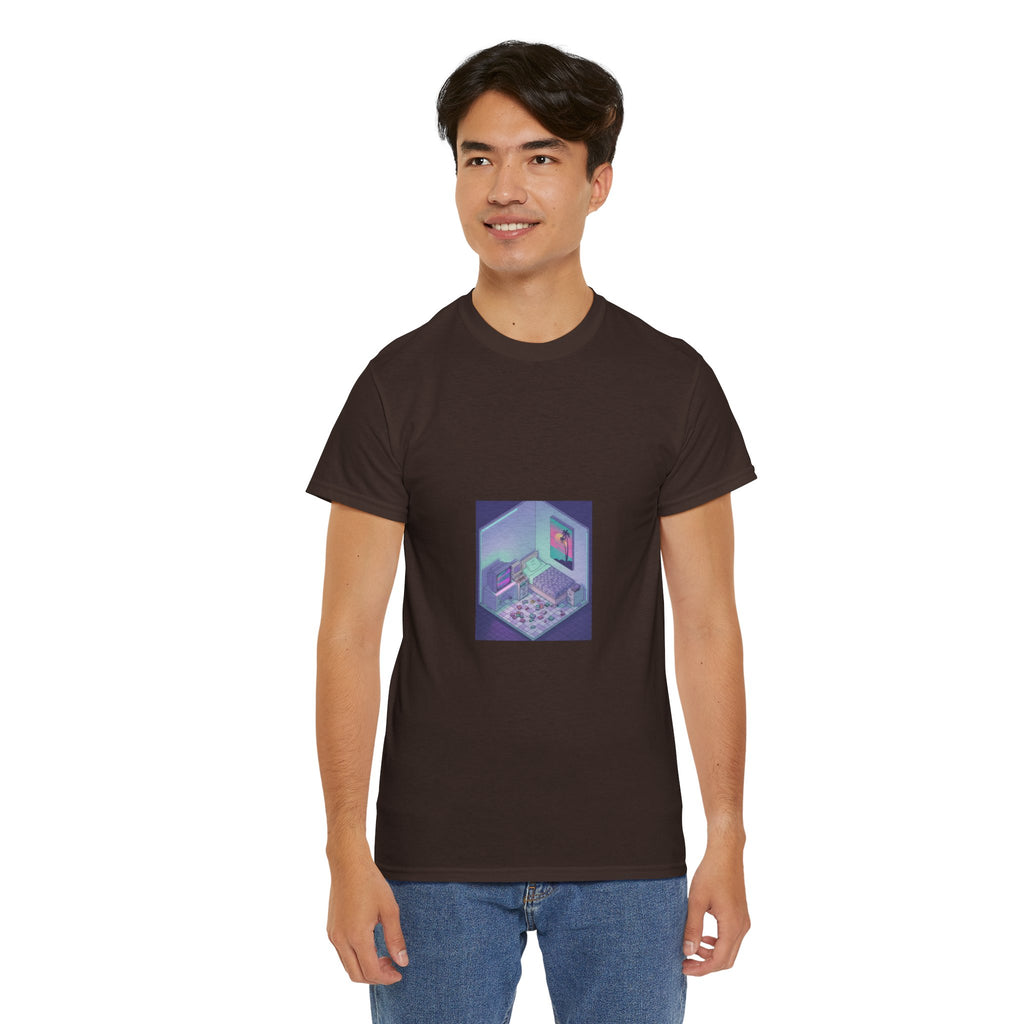 T-Shirt — Retro Vaporwave Computer Room Graphic Tee