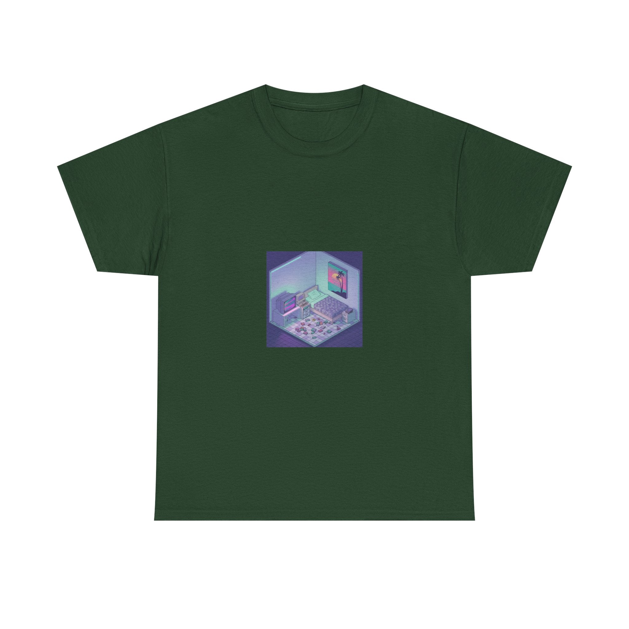 T-Shirt — Retro Vaporwave Computer Room Graphic Tee