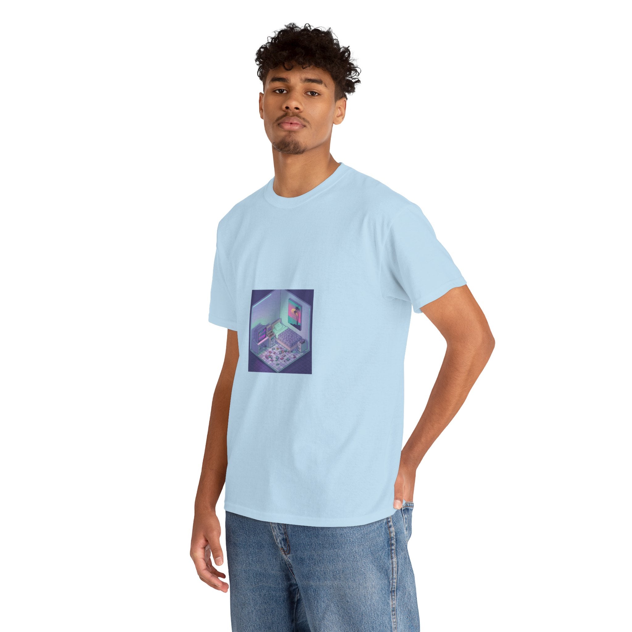 T-Shirt — Retro Vaporwave Computer Room Graphic Tee
