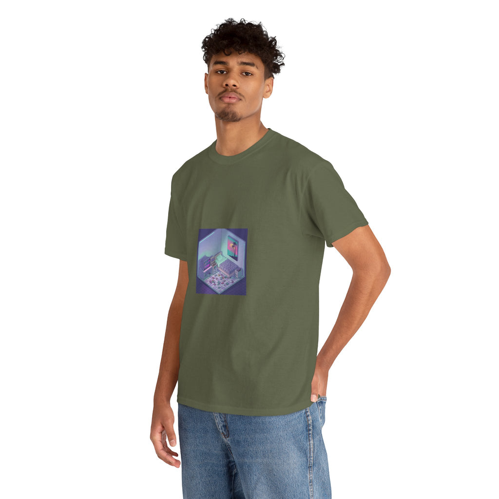T-Shirt — Retro Vaporwave Computer Room Graphic Tee
