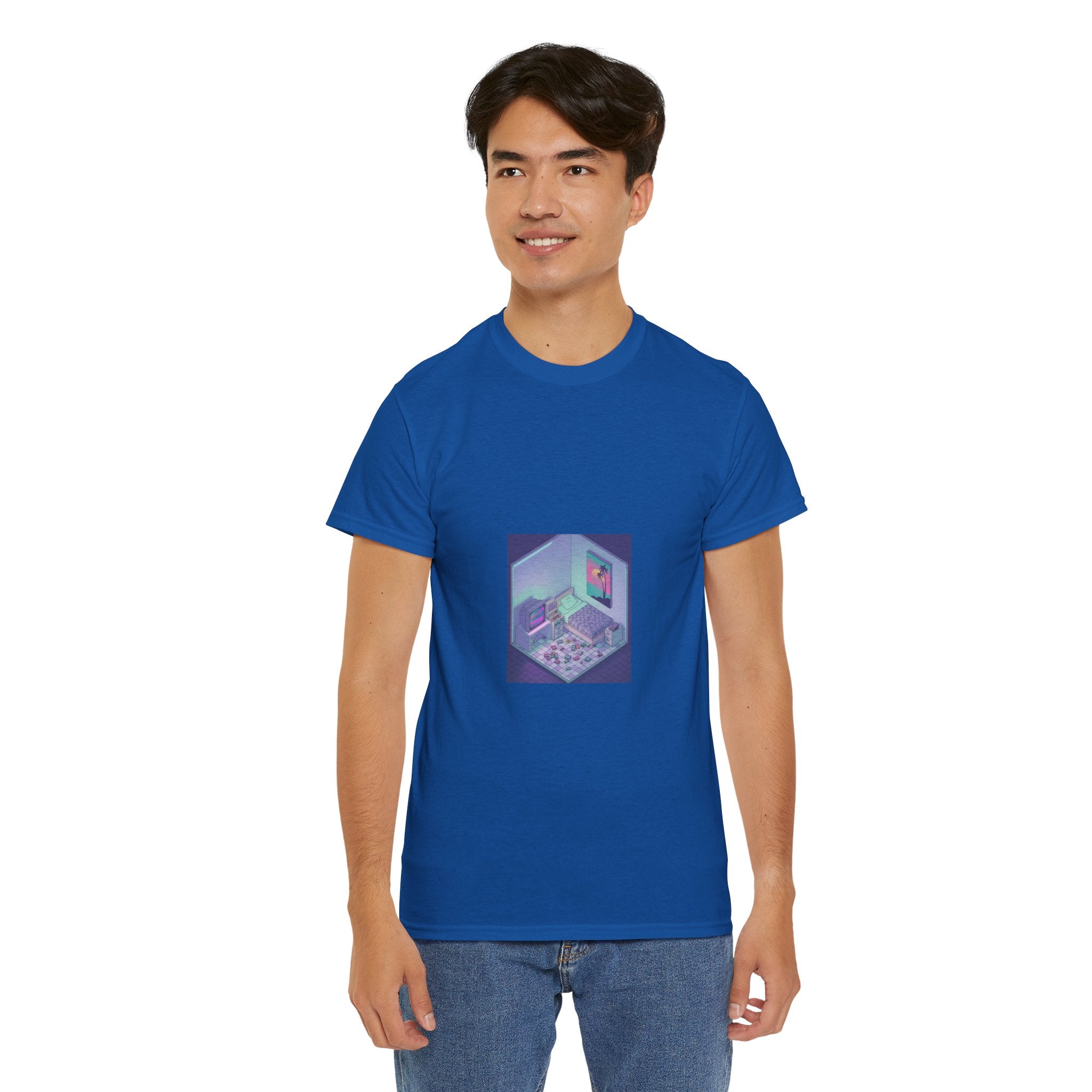 T-Shirt — Retro Vaporwave Computer Room Graphic Tee